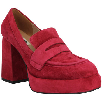 kengät Naiset Mokkasiinit Bibi Lou 543 Velours Femme Rouge Punainen
