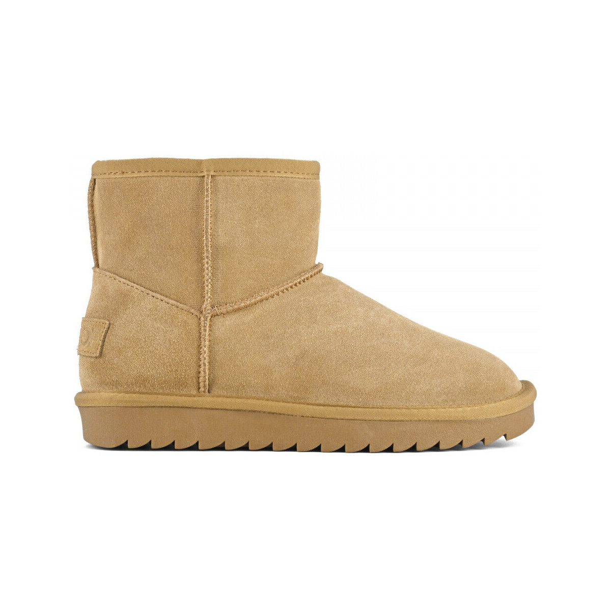 kengät Naiset Nilkkurit Colors of California Ugg boot in suede Ruskea
