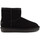 kengät Naiset Nilkkurit Colors of California Ugg boot in suede Musta