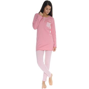 vaatteet Naiset pyjamat / yöpaidat Christian Cane ANNA Vaaleanpunainen