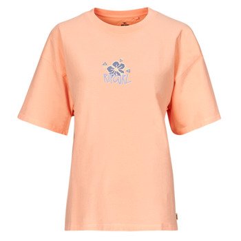 vaatteet Naiset Lyhythihainen t-paita Rip Curl ISLAND HERITAGE TEE Koralli