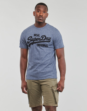 Superdry EMBROIDERED VL T SHIRT Harmaa