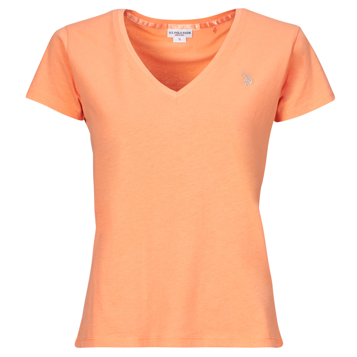 vaatteet Naiset Lyhythihainen t-paita U.S Polo Assn. BELL Oranssi