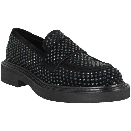 kengät Naiset Mokkasiinit Semerdjian M22 Velours Femme Noir Musta