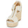 kengät Naiset Sandaalit ja avokkaat MICHAEL Michael Kors BERKLEY MID WEDGE Creme
