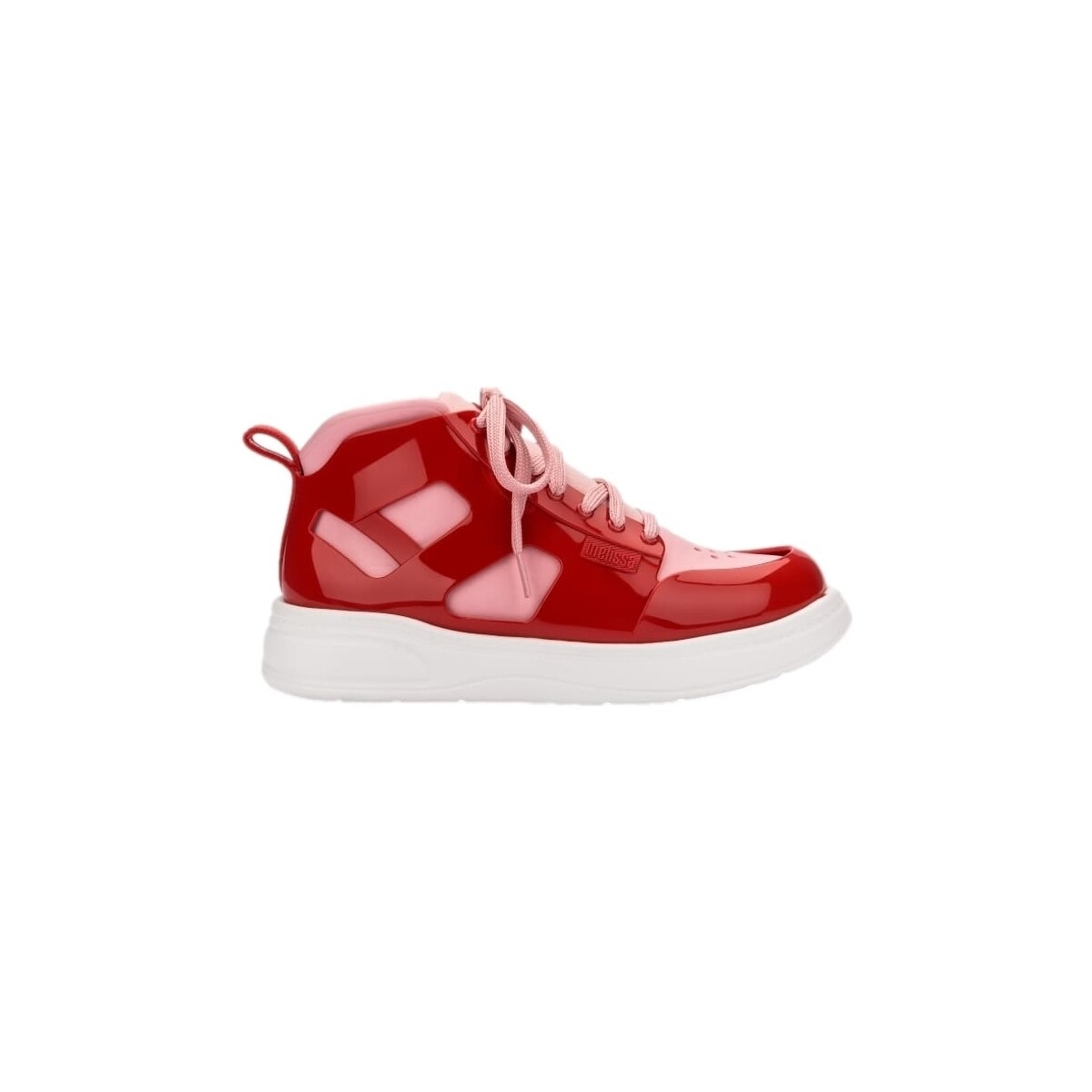 kengät Naiset Tennarit Melissa Player Sneaker AD - White/Red Punainen