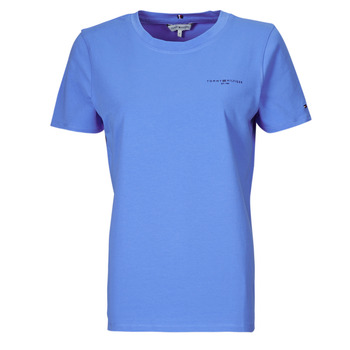 vaatteet Naiset Lyhythihainen t-paita Tommy Hilfiger 1985 REG MINI CORP LOGOC-NK SS Sininen