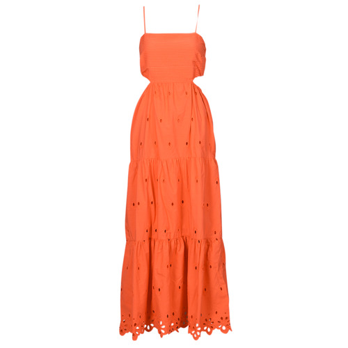 vaatteet Naiset Pitkä mekko Desigual VEST_MALVER Oranssi