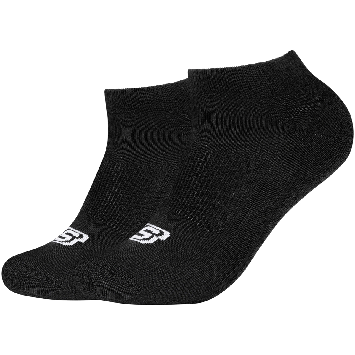 Asusteet / tarvikkeet Sukat Skechers 2PPK Basic Cushioned Sneaker Socks Musta