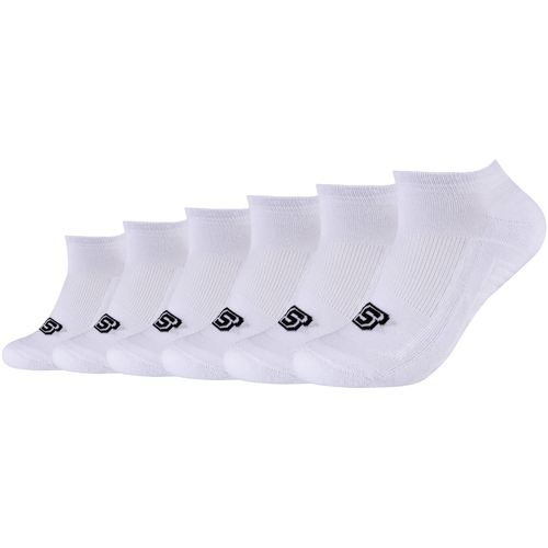 Asusteet / tarvikkeet Sukat Skechers 2PPK Basic Cushioned Sneaker Socks Valkoinen