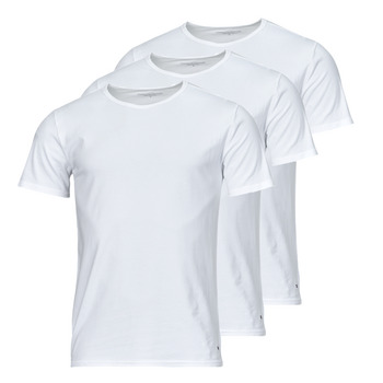vaatteet Miehet Lyhythihainen t-paita Tommy Hilfiger STRETCH CN SS TEE 3PACK X3 Valkoinen