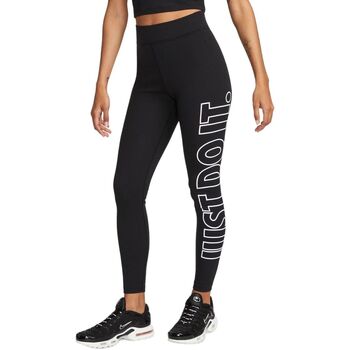 vaatteet Naiset Legginsit Nike Sportswear Classics Graphic High-Waisted Leggings Musta