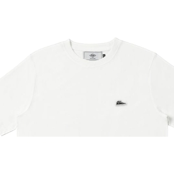 vaatteet Miehet T-paidat & Poolot Sanjo T-Shirt Patch Classic - White Valkoinen