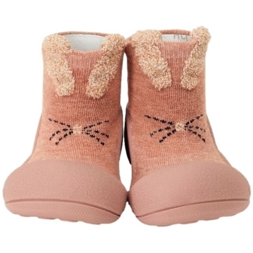 kengät Lapset Vauvan tossut Attipas Rabbit - Pink Vaaleanpunainen