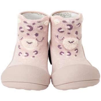 kengät Lapset Vauvan tossut Attipas Panther - Pink Vaaleanpunainen