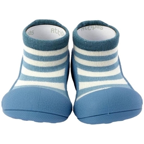 kengät Lapset Vauvan tossut Attipas Stripes - Blue Sininen