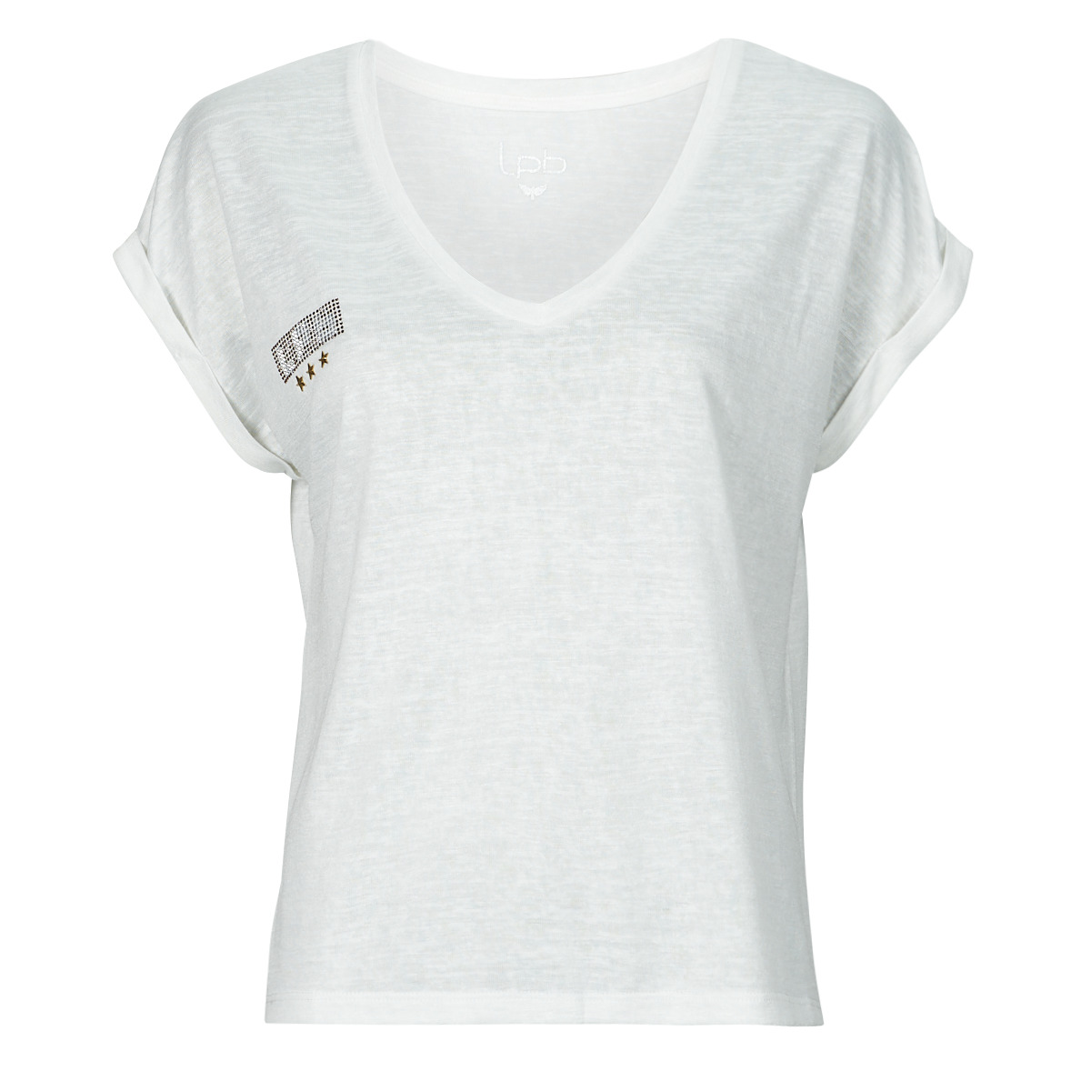 vaatteet Naiset Lyhythihainen t-paita Les Petites Bombes DERNA Valkoinen