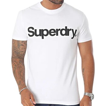 vaatteet Miehet Lyhythihainen t-paita Superdry 223126 Valkoinen