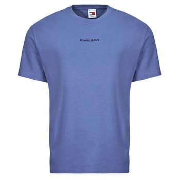 vaatteet Miehet Lyhythihainen t-paita Tommy Jeans TJM REG S NEW CLASSICS Sininen