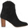 kengät Naiset Nilkkurit Les Venues 9851 Velours Femme Nero Musta