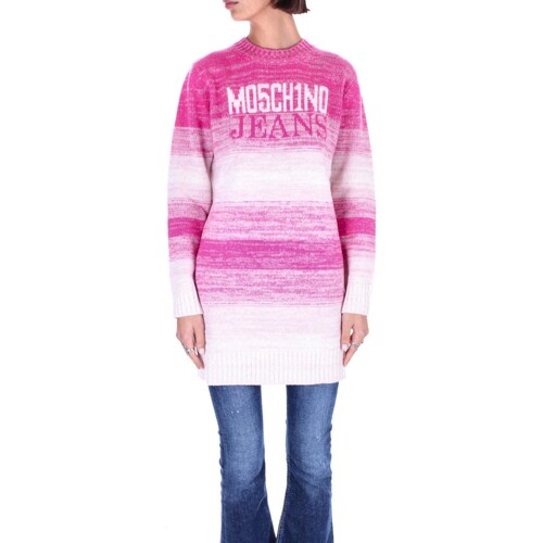 vaatteet Naiset T-paidat pitkillä hihoilla Moschino 0920 8206 Vaaleanpunainen