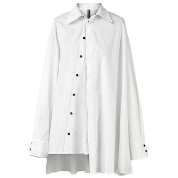 vaatteet Naiset Topit / Puserot Wendykei Shirt 110905 - White Valkoinen