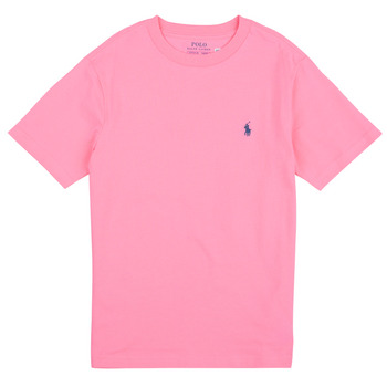 vaatteet Lapset Lyhythihainen t-paita Polo Ralph Lauren SS CN-TOPS-T-SHIRT Vaaleanpunainen / Vaaleanpunainen