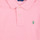 vaatteet Pojat Lyhythihainen poolopaita Polo Ralph Lauren SLIM POLO-TOPS-KNIT Vaaleanpunainen