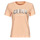 vaatteet Naiset Lyhythihainen t-paita Guess SEQUINS LOGO TEE Vaaleanpunainen
