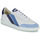 kengät Miehet Matalavartiset tennarit Caval LOW SLASH 50 SHADES OF BLUE Valkoinen / Sininen
