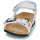 kengät Tytöt Sandaalit ja avokkaat Geox J ADRIEL GIRL Valkoinen / Musta / Vaaleanpunainen