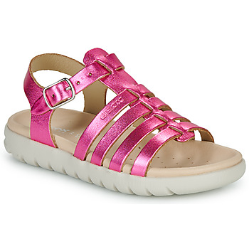 kengät Tytöt Sandaalit ja avokkaat Geox J SANDAL SOLEIMA GIR Vaaleanpunainen