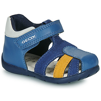 kengät Pojat Sandaalit ja avokkaat Geox B ELTHAN BOY Sininen / Keltainen