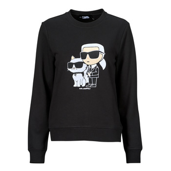 vaatteet Naiset Svetari Karl Lagerfeld ikonik 2.0 sweatshirt Musta