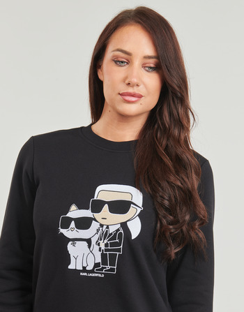 Karl Lagerfeld ikonik 2.0 sweatshirt Musta
