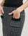 vaatteet Naiset Hame Karl Lagerfeld boucle knit skirt Musta / Valkoinen