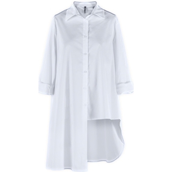 vaatteet Naiset Topit / Puserot Wendy Trendy Shirt 220511 - White Valkoinen