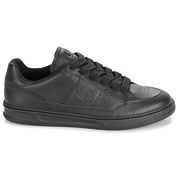 Fred Perry B440 TEXTURED Leather Musta