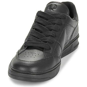 Fred Perry B440 TEXTURED Leather Musta