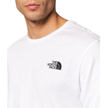 The North Face M LS SIMPLE DOME TEE Valkoinen