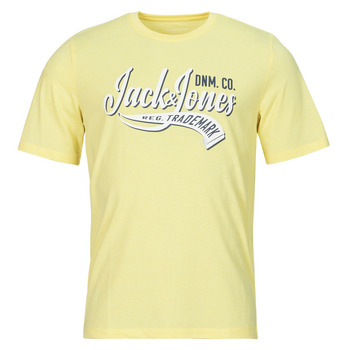 vaatteet Miehet Lyhythihainen t-paita Jack & Jones JJELOGO TEE SS O-NECK 2 COL SS24 SN Keltainen