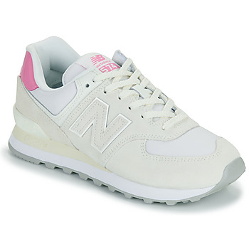 kengät Naiset Matalavartiset tennarit New Balance 574 Beige / Vaaleanpunainen