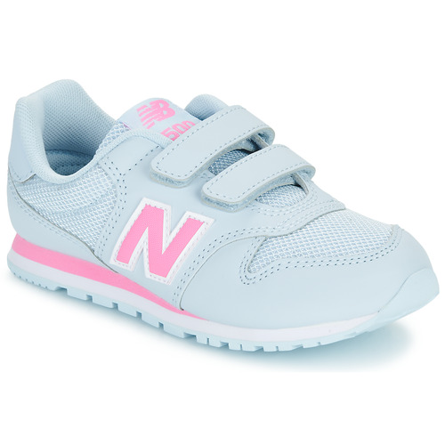 kengät Tytöt Matalavartiset tennarit New Balance 500 Harmaa / Vaaleanpunainen