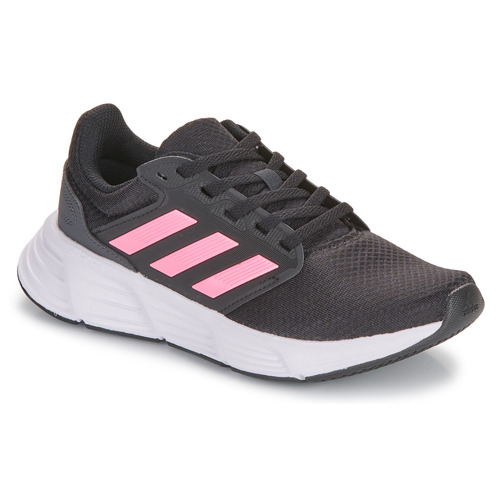 kengät Naiset Juoksukengät / Trail-kengät adidas Performance GALAXY 6 W Musta / Vaaleanpunainen