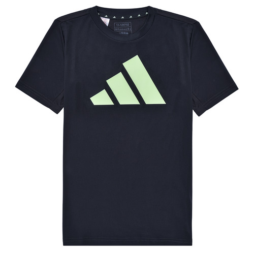 vaatteet Pojat Lyhythihainen t-paita Adidas Sportswear U TR-ES LOGO T Carbone / Vihreä
