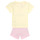 vaatteet Tytöt Verryttelypuvut Adidas Sportswear I BL CO T SET Vaalea / Vaaleanpunainen