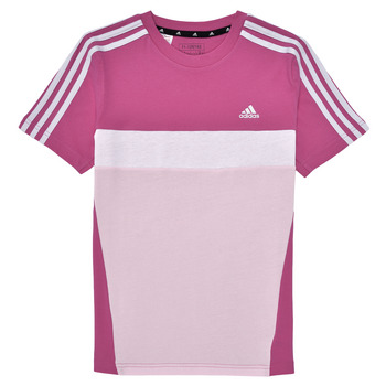 Adidas Sportswear J 3S TIB T Vaaleanpunainen / Valkoinen
