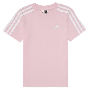 Adidas Sportswear LK 3S CO TEE Vaaleanpunainen / Valkoinen