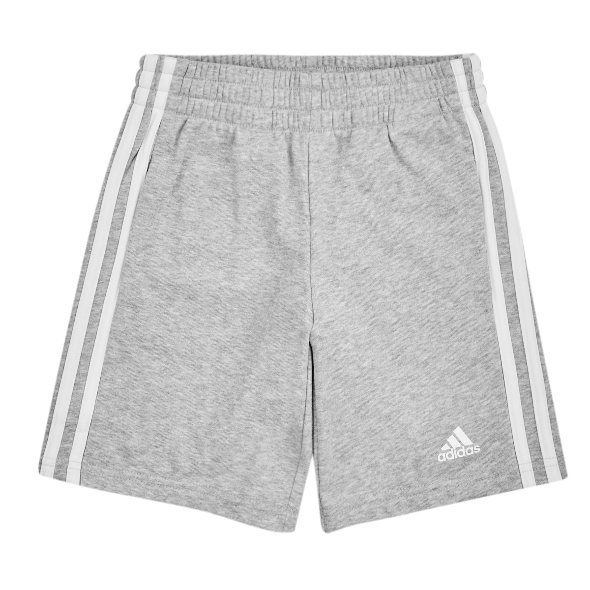 vaatteet Lapset Shortsit / Bermuda-shortsit Adidas Sportswear LK 3S SHOR Harmaa / Valkoinen