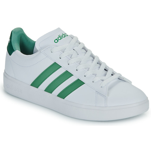 kengät Miehet Matalavartiset tennarit Adidas Sportswear GRAND COURT 2.0 Valkoinen / Vihreä